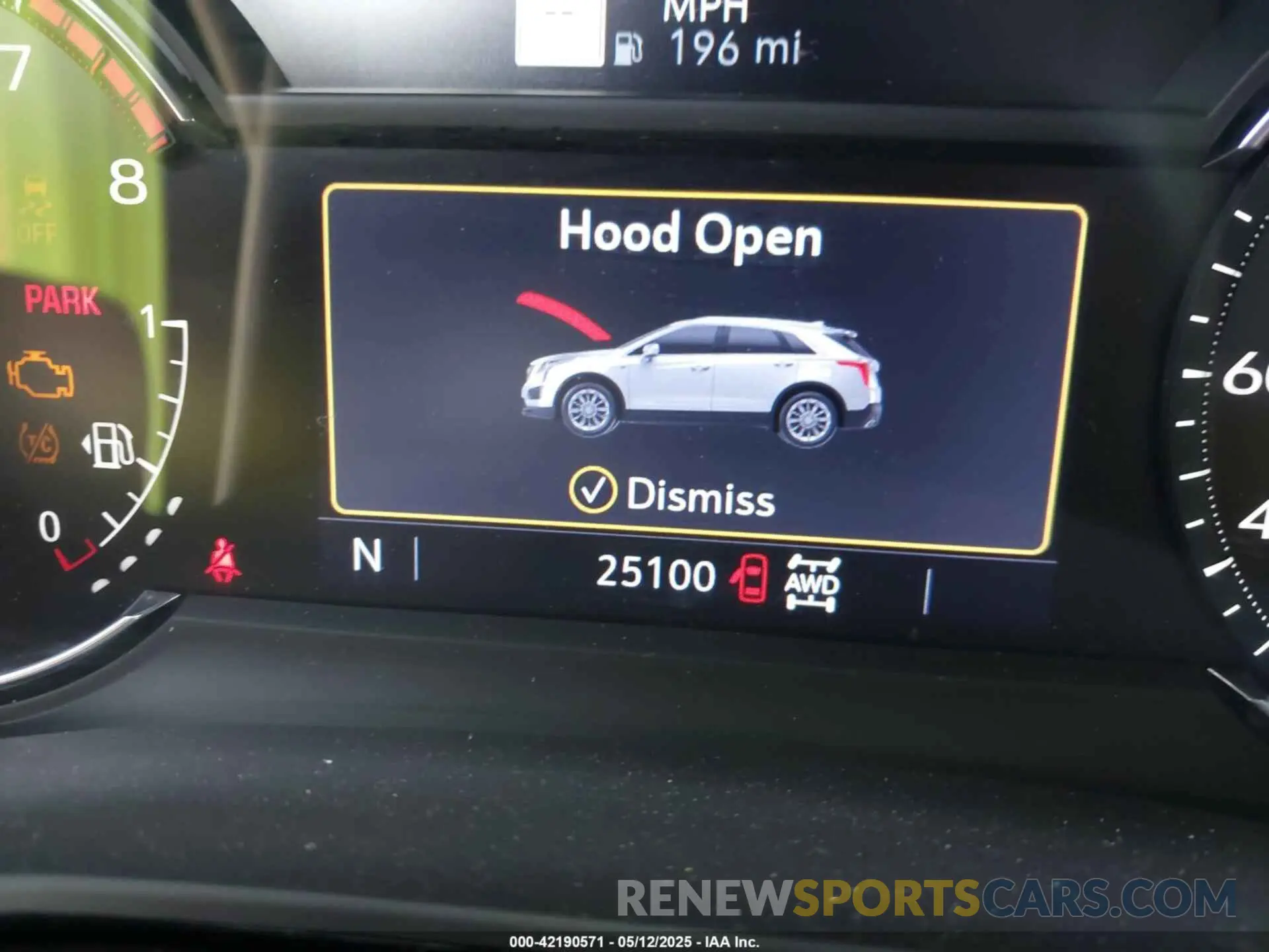 7 fotografías del automóvil dañado 1GYKNDRS8MZ217572 CADILLAC XT5 2021