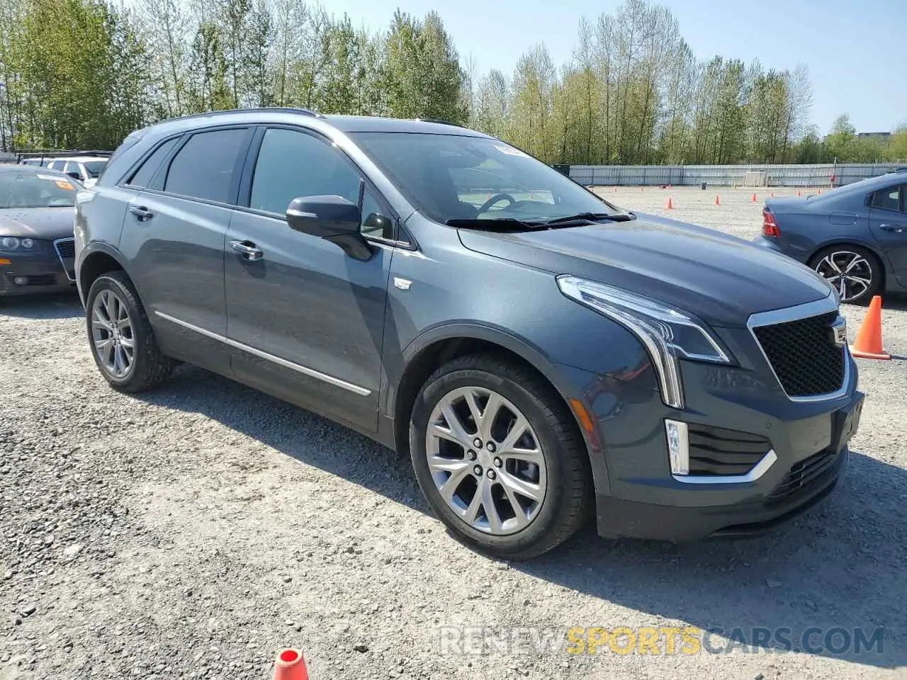 4 fotografías del automóvil dañado 1GYKNGRS3MZ176043 CADILLAC XT5 2021