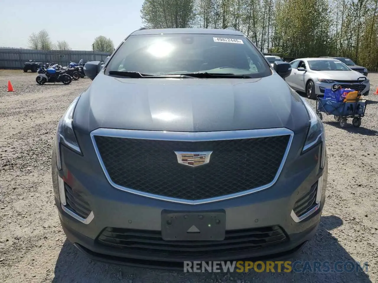 5 fotografías del automóvil dañado 1GYKNGRS3MZ176043 CADILLAC XT5 2021