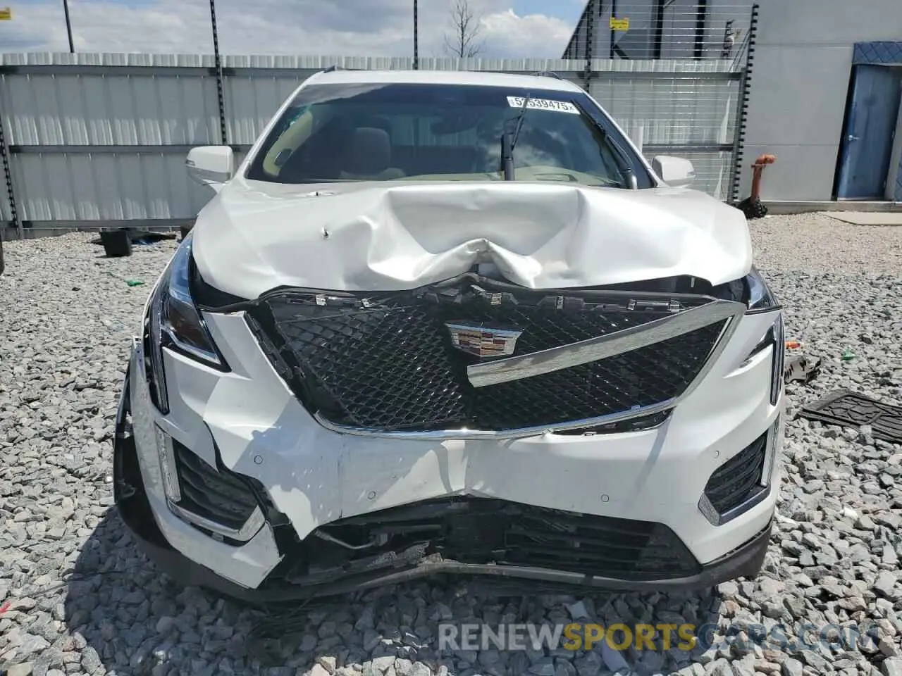 5 fotografías del automóvil dañado 1GYKNHRS3MZ203120 CADILLAC XT5 2021