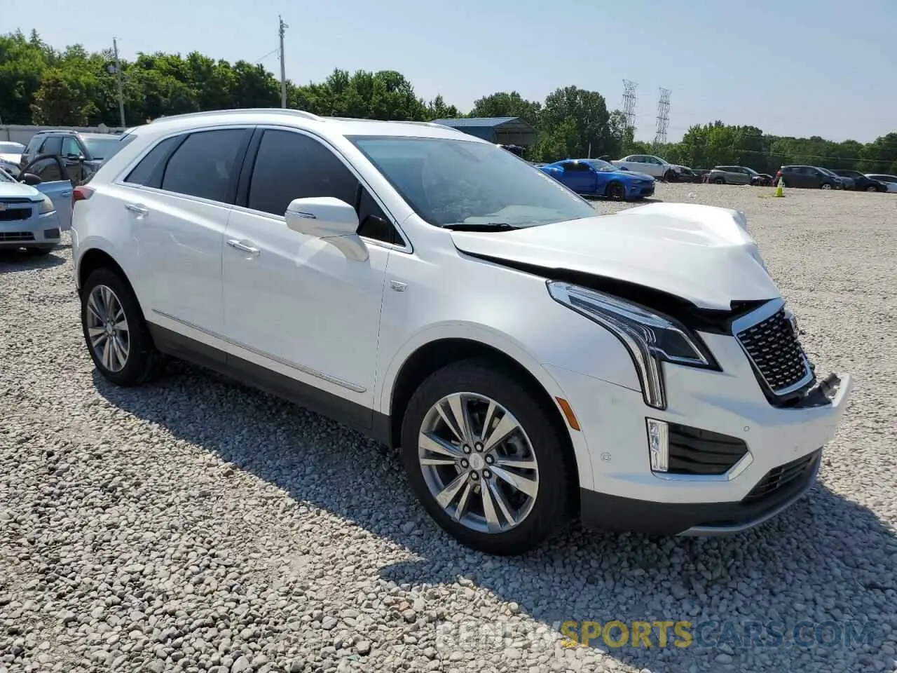 4 fotografías del automóvil dañado 1GYKNCR41NZ102731 CADILLAC XT5 2022