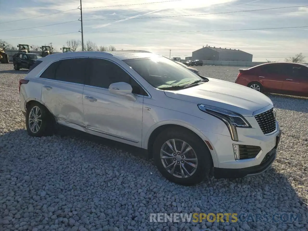 4 fotografías del automóvil dañado 1GYKNCRS1NZ125487 CADILLAC XT5 2022