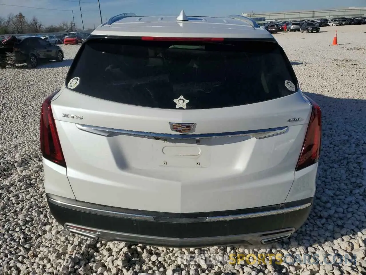 6 fotografías del automóvil dañado 1GYKNCRS1NZ125487 CADILLAC XT5 2022