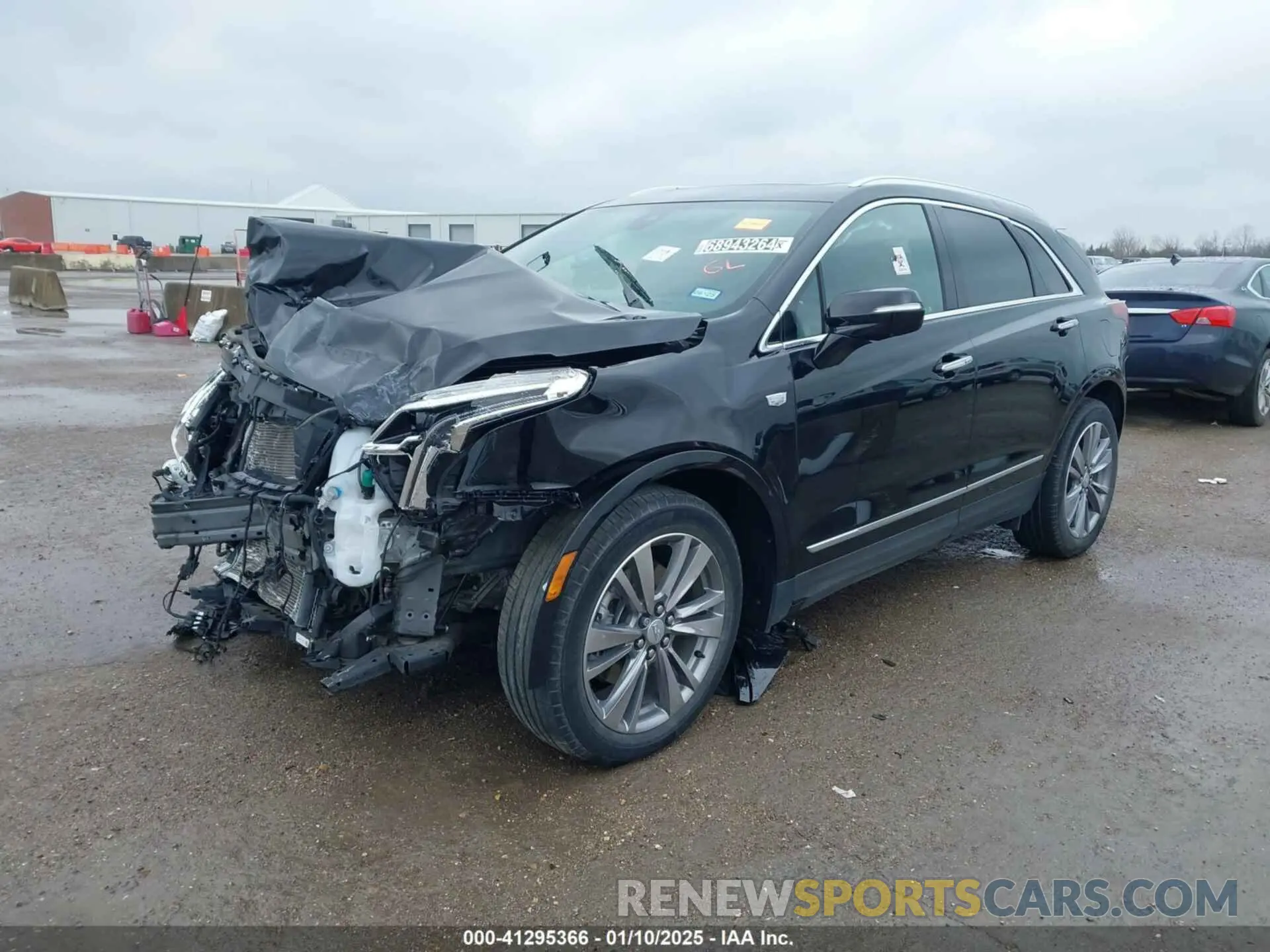 2 fotografías del automóvil dañado 1GYKNCRS4NZ154675 CADILLAC XT5 2022