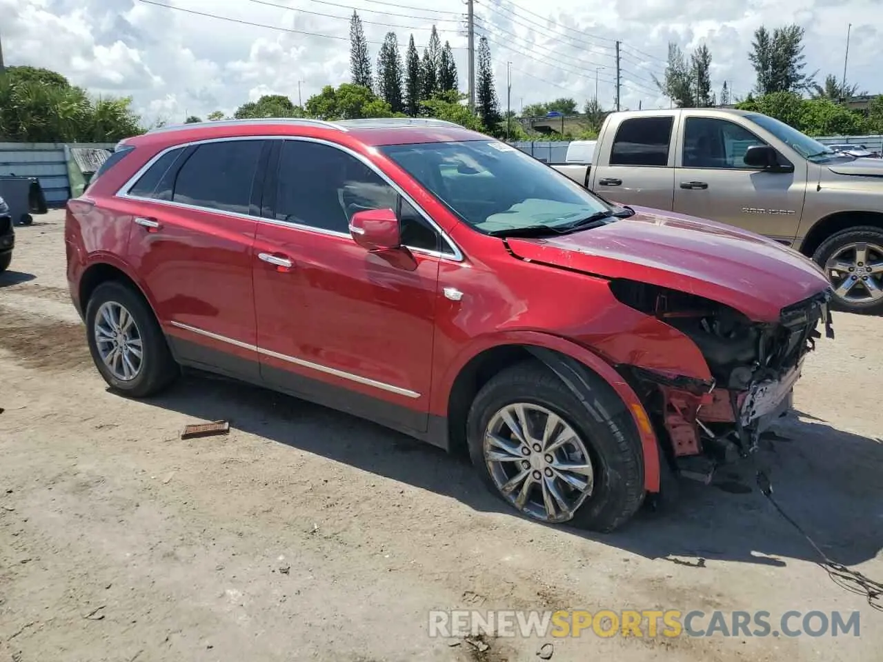 4 fotografías del automóvil dañado 1GYKNCRS7NZ158008 CADILLAC XT5 2022