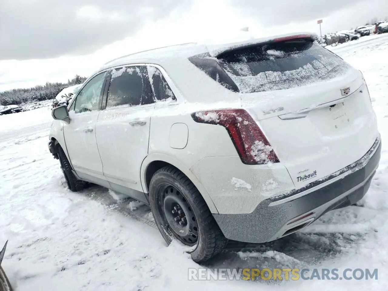 2 fotografías del automóvil dañado 1GYKNDRS5NZ133758 CADILLAC XT5 2022