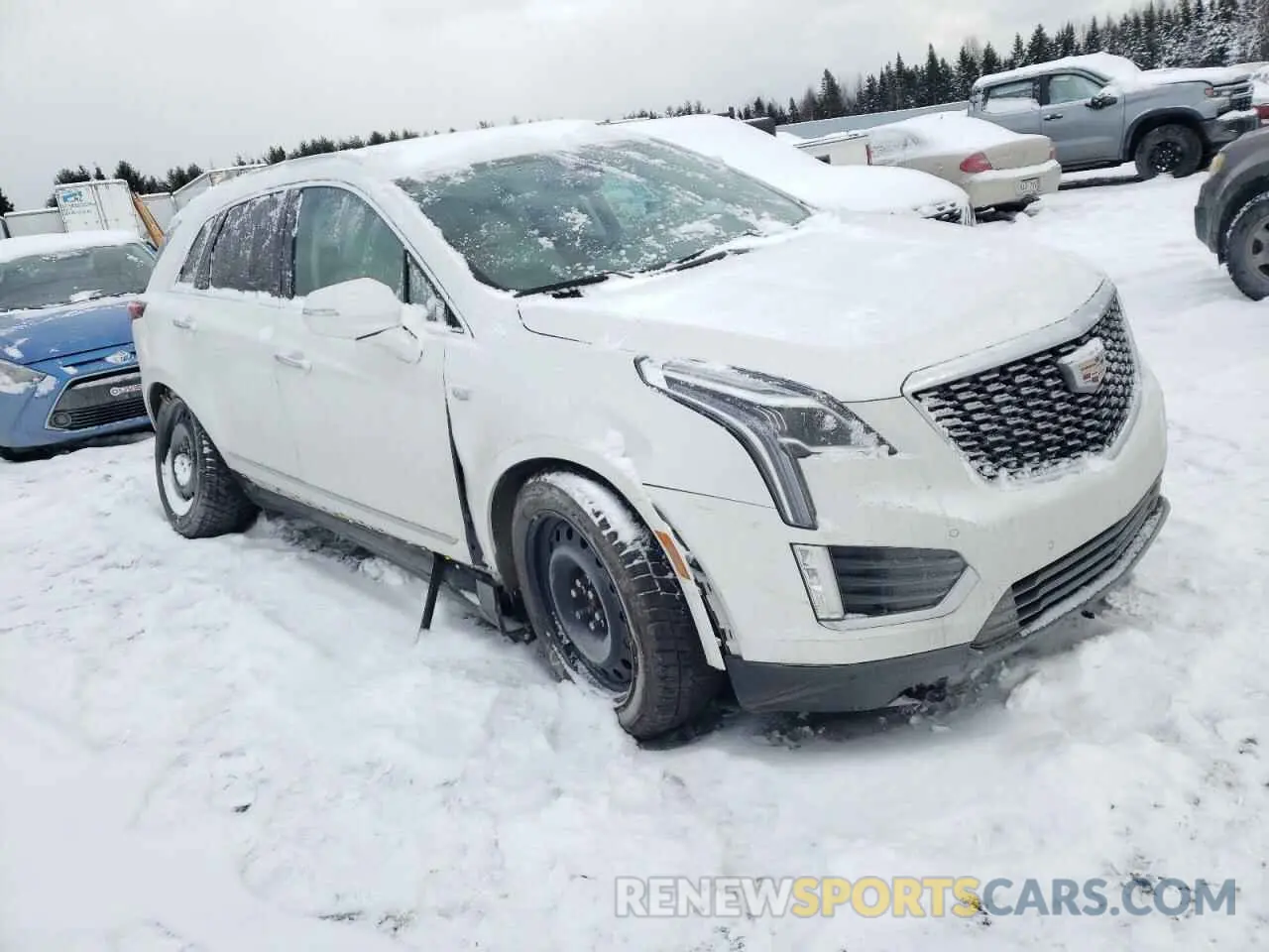 4 fotografías del automóvil dañado 1GYKNDRS5NZ133758 CADILLAC XT5 2022