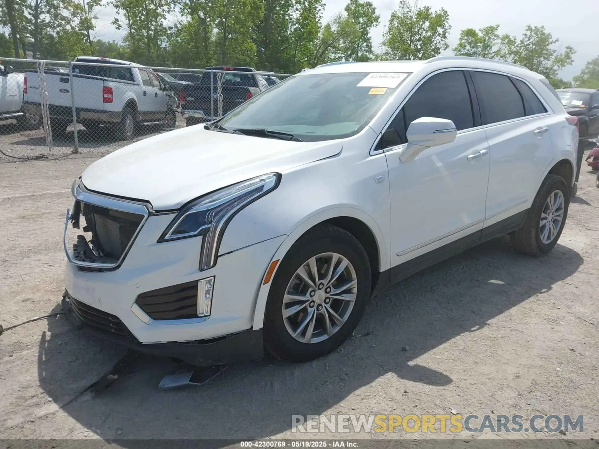2 fotografías del automóvil dañado 1GYKNDRS7NZ155485 CADILLAC XT5 2022