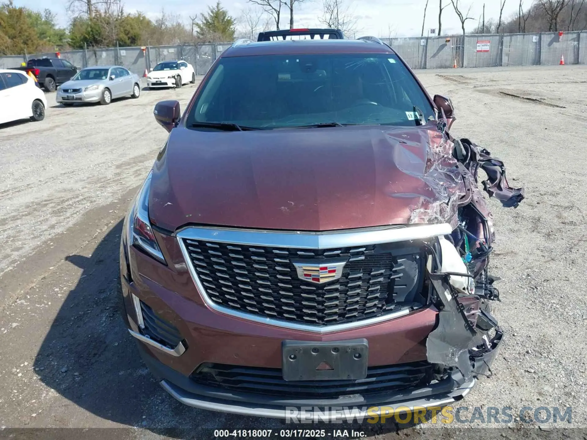 12 fotografías del automóvil dañado 1GYKNDRSXNZ108984 CADILLAC XT5 2022