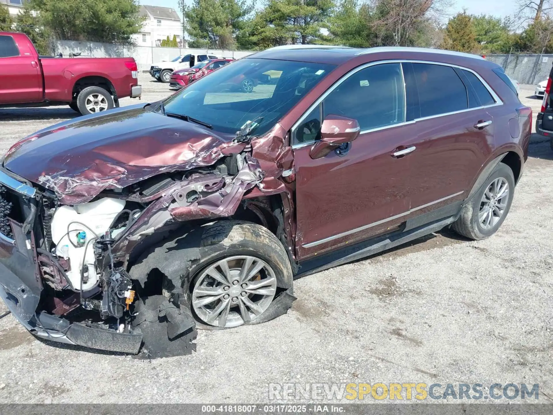 2 fotografías del automóvil dañado 1GYKNDRSXNZ108984 CADILLAC XT5 2022