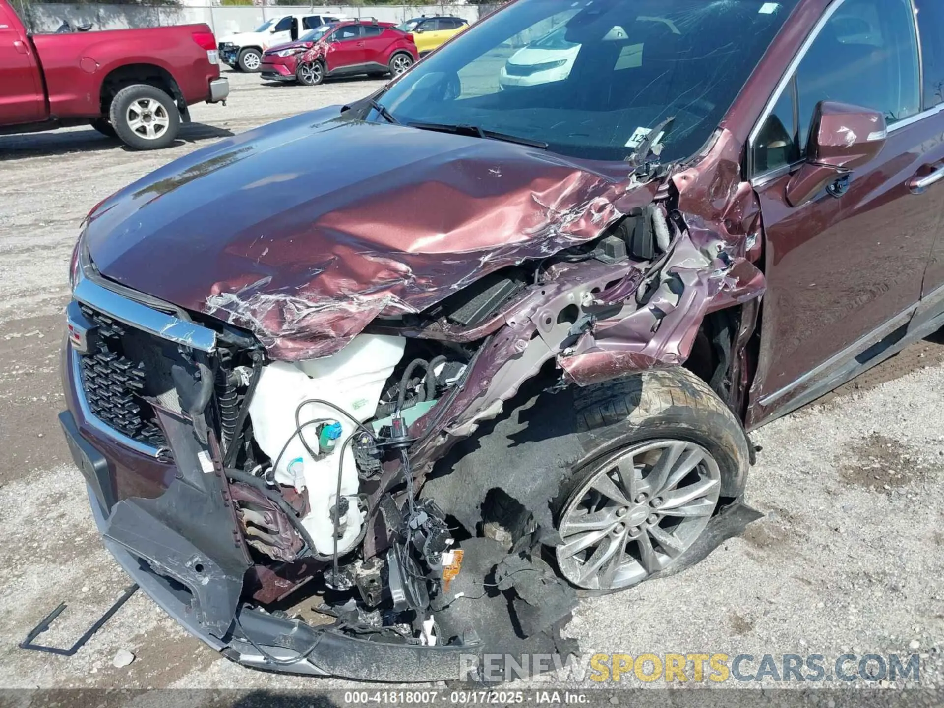 6 fotografías del automóvil dañado 1GYKNDRSXNZ108984 CADILLAC XT5 2022