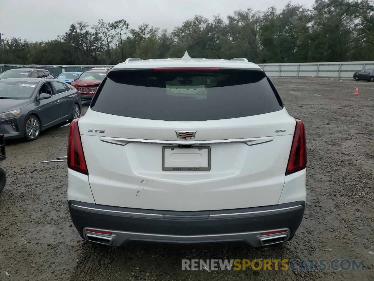 6 fotografías del automóvil dañado 1GYKNERSXNZ162971 CADILLAC XT5 2022