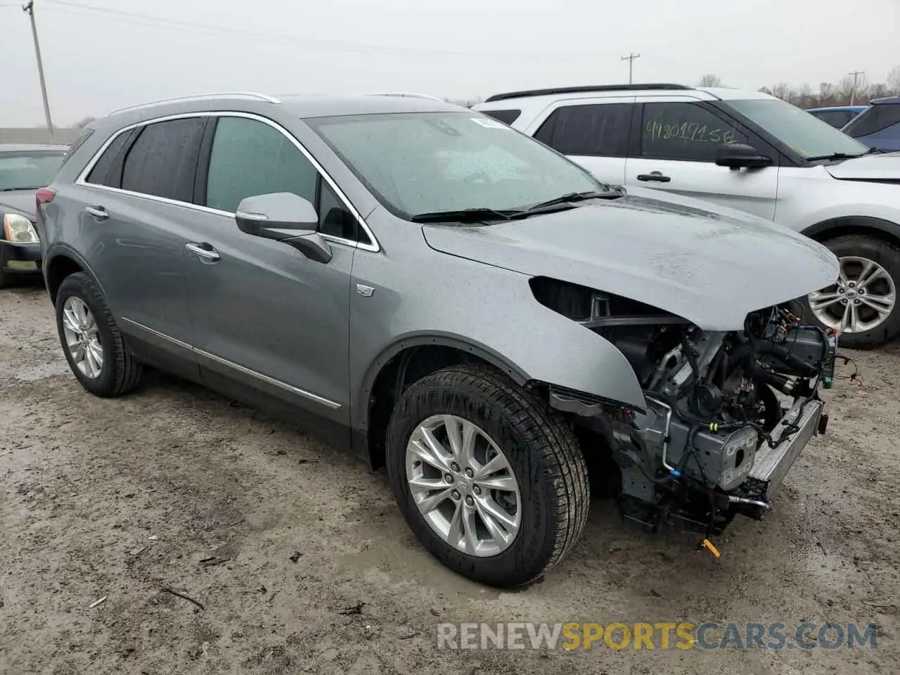 4 fotografías del automóvil dañado 1GYKNBR42PZ120460 CADILLAC XT5 2023