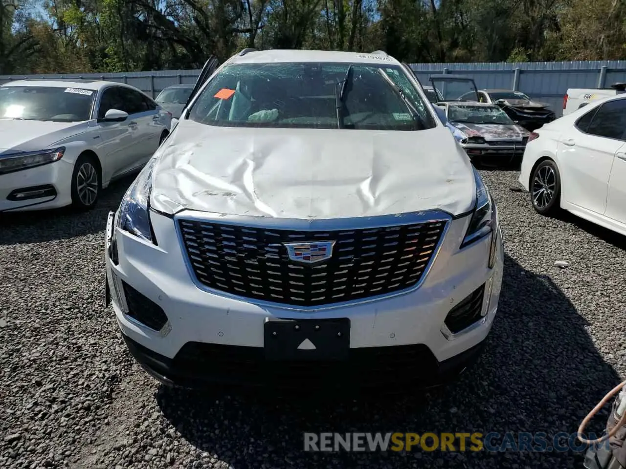 5 fotografías del automóvil dañado 1GYKNBR43PZ195913 CADILLAC XT5 2023