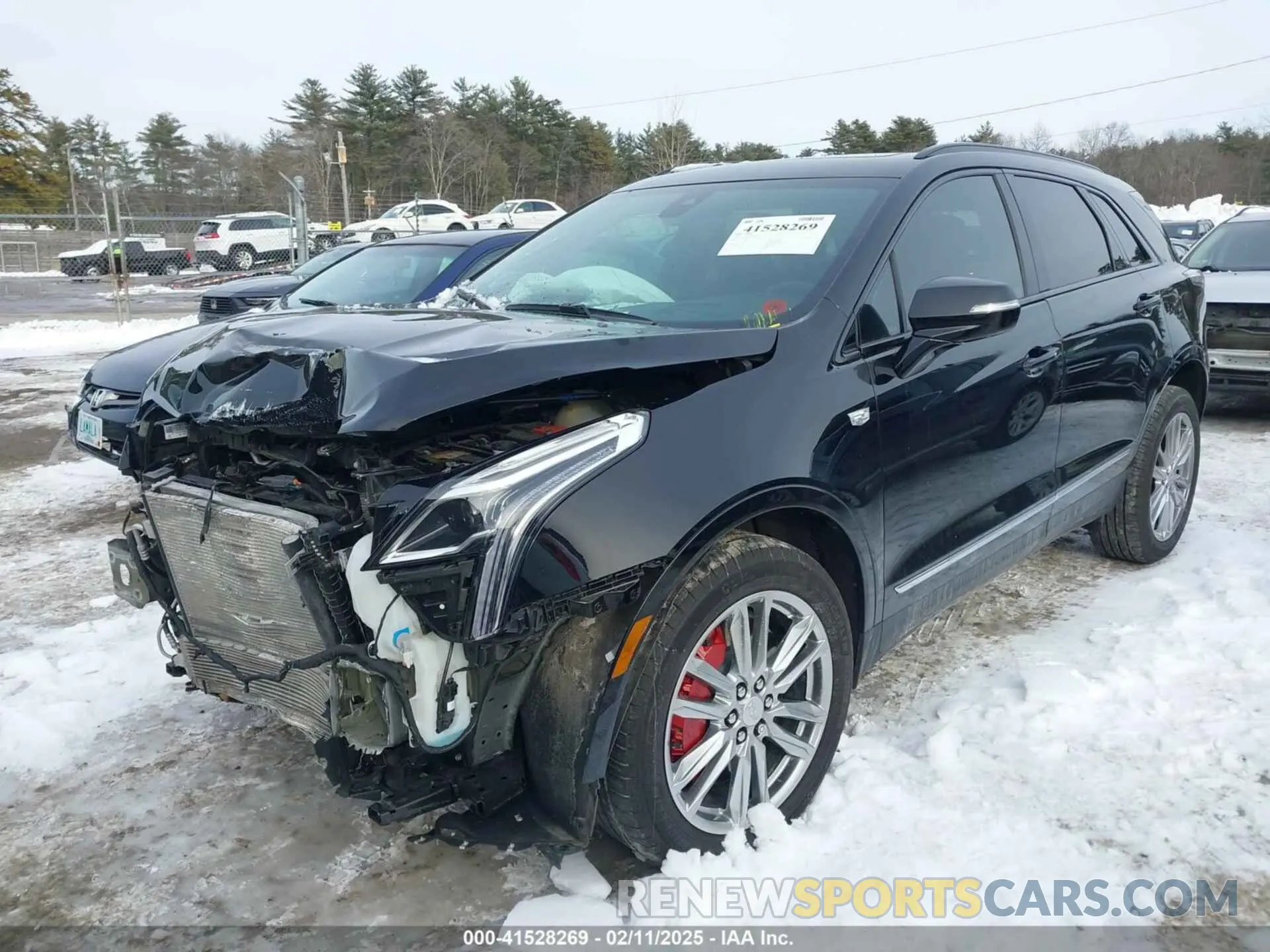 2 fotografías del automóvil dañado 1GYKNGRS5PZ168479 CADILLAC XT5 2023