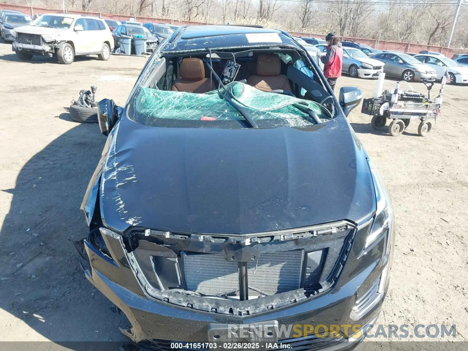 6 fotografías del automóvil dañado 1GYKNGRS5PZ222539 CADILLAC XT5 2023