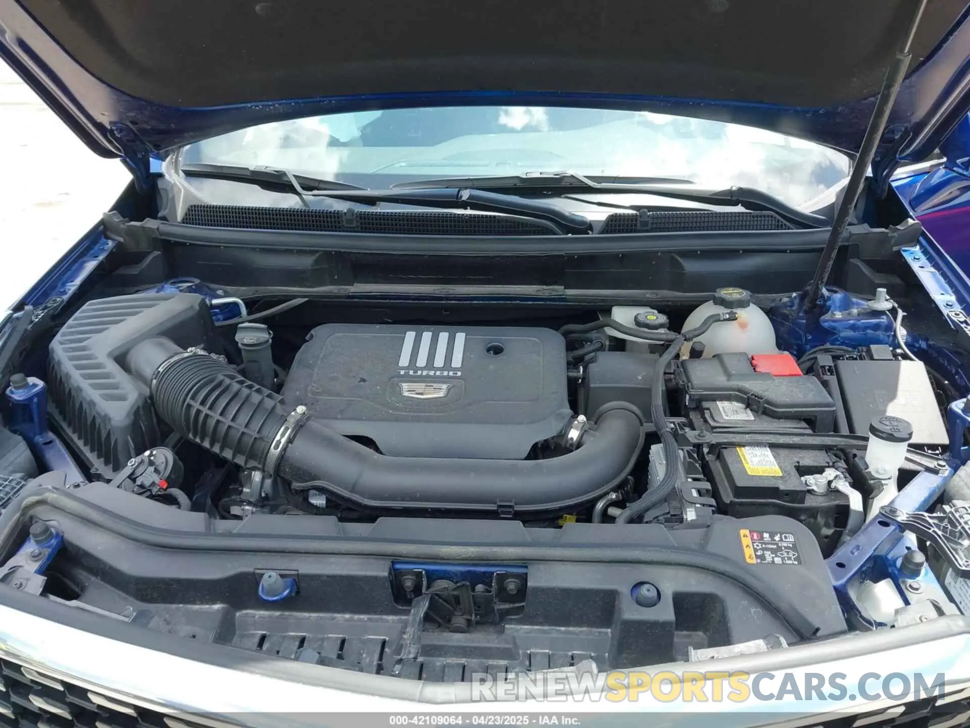 10 fotografías del automóvil dañado 1GYKNBR41RZ755169 CADILLAC XT5 2024
