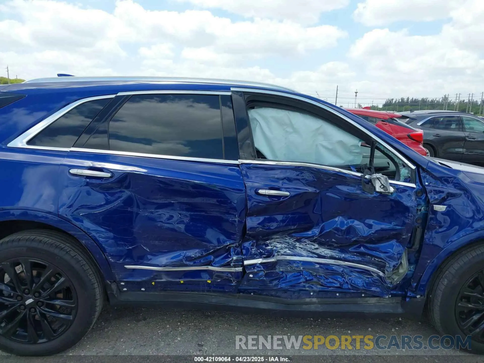 6 fotografías del automóvil dañado 1GYKNBR41RZ755169 CADILLAC XT5 2024