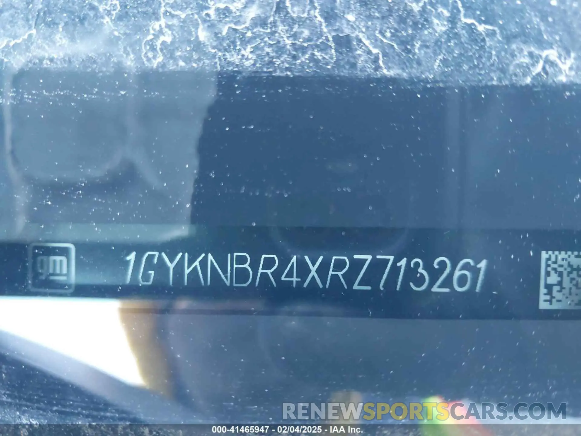 9 fotografías del automóvil dañado 1GYKNBR4XRZ713261 CADILLAC XT5 2024