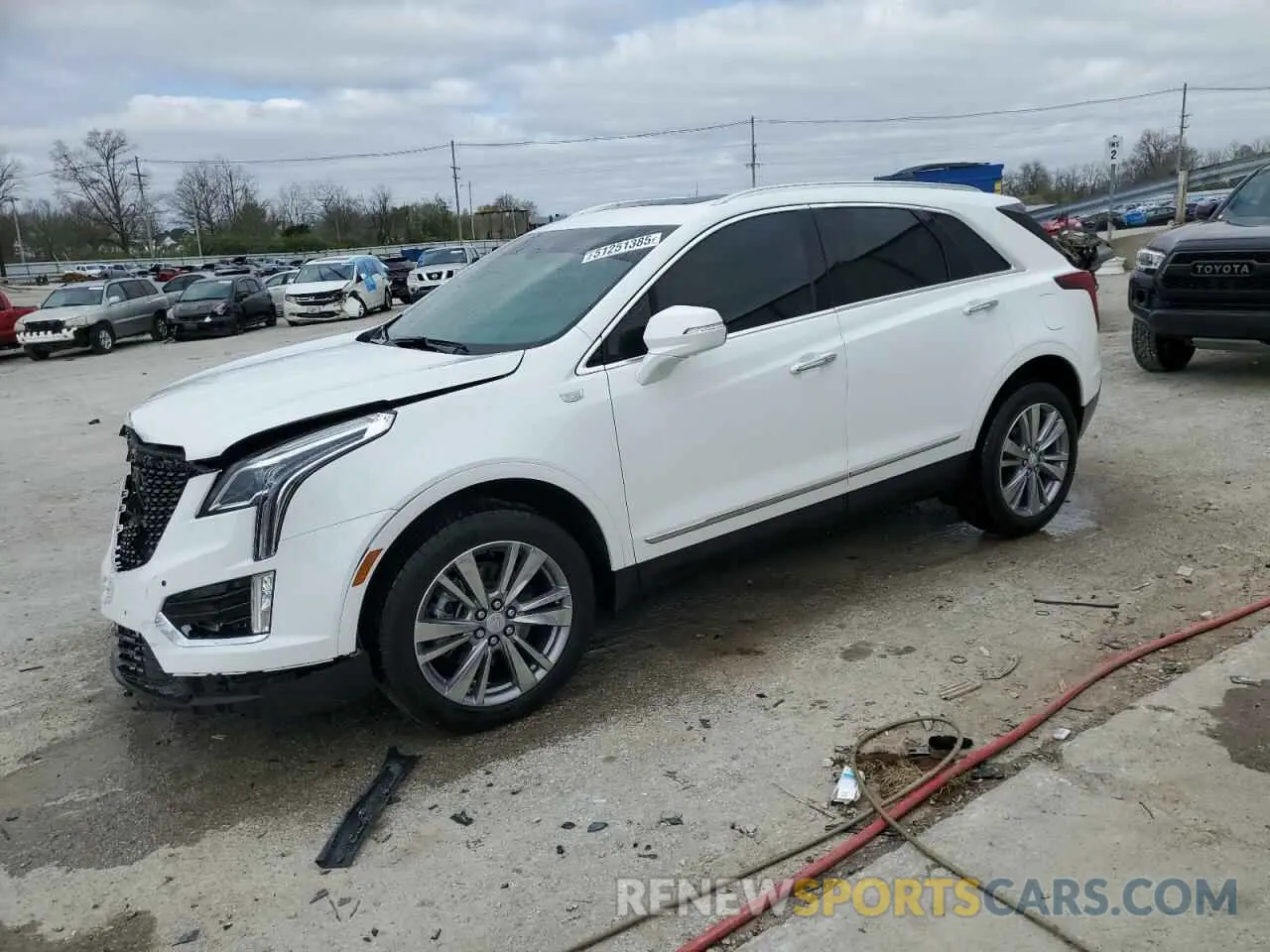 1 fotografías del automóvil dañado 1GYKNCR45RZ708894 CADILLAC XT5 2024