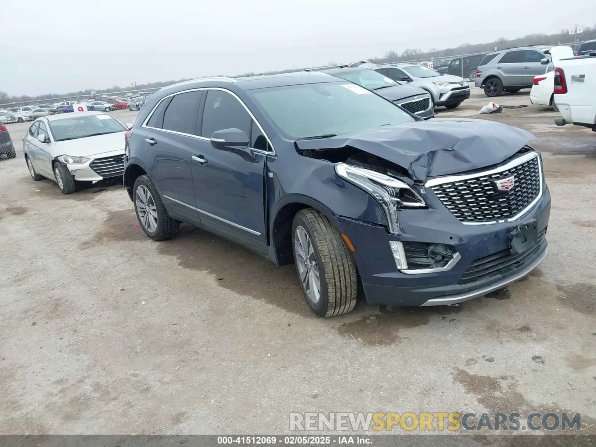1 fotografías del automóvil dañado 1GYKNCR47RZ755652 CADILLAC XT5 2024