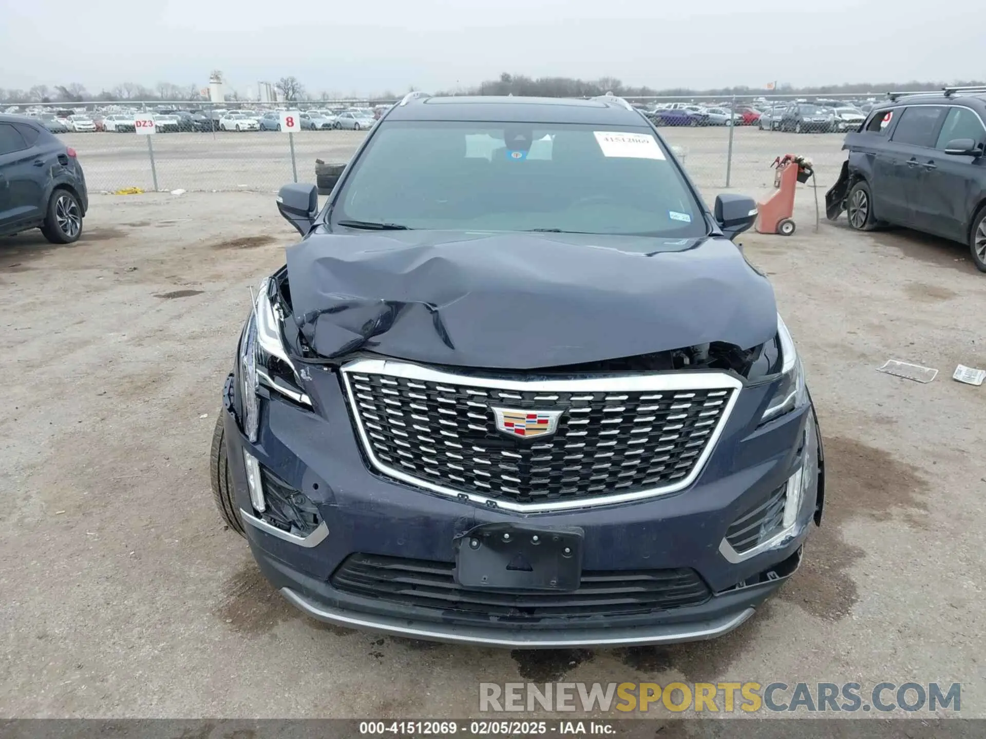 12 fotografías del automóvil dañado 1GYKNCR47RZ755652 CADILLAC XT5 2024