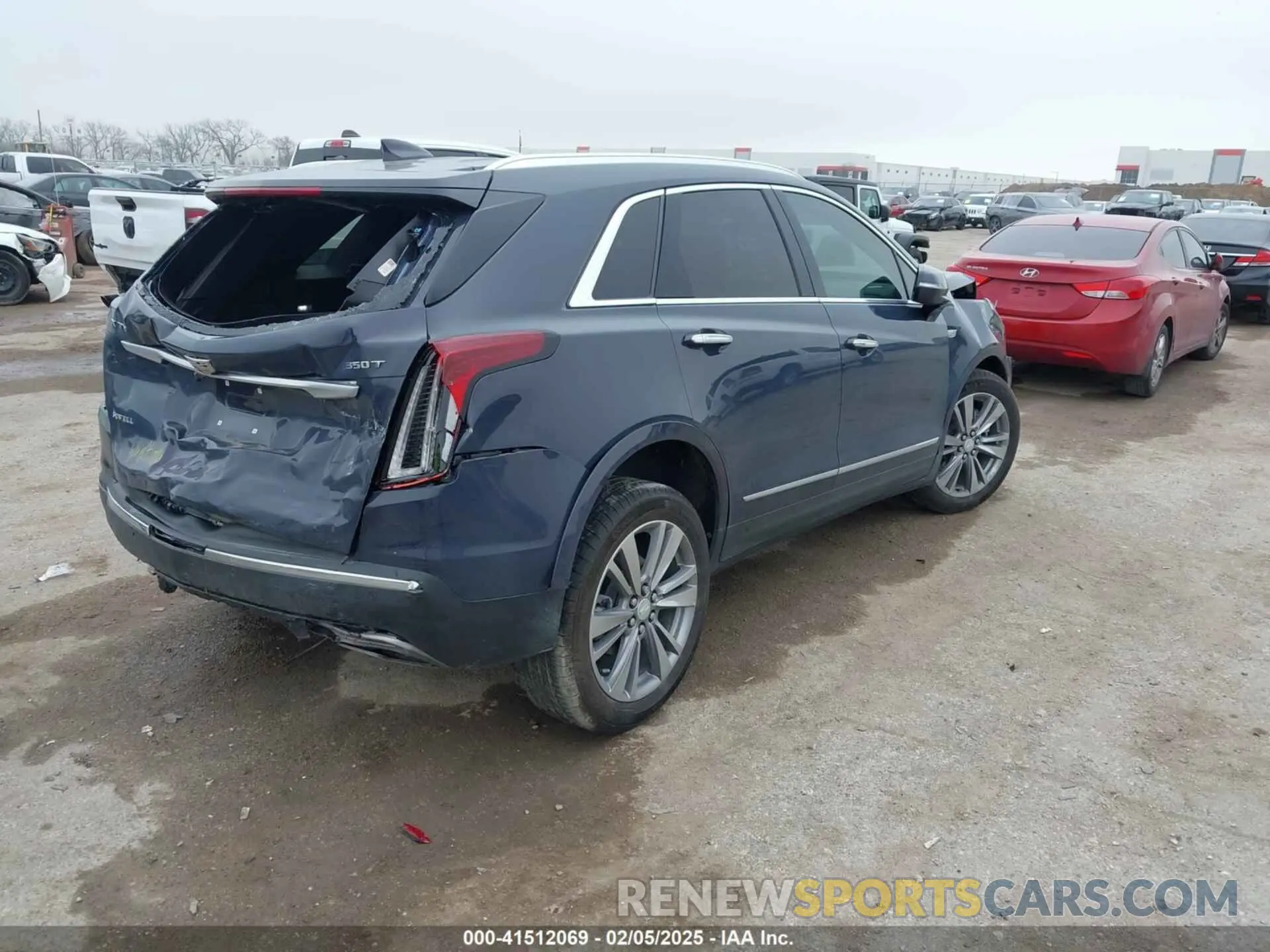 4 fotografías del automóvil dañado 1GYKNCR47RZ755652 CADILLAC XT5 2024