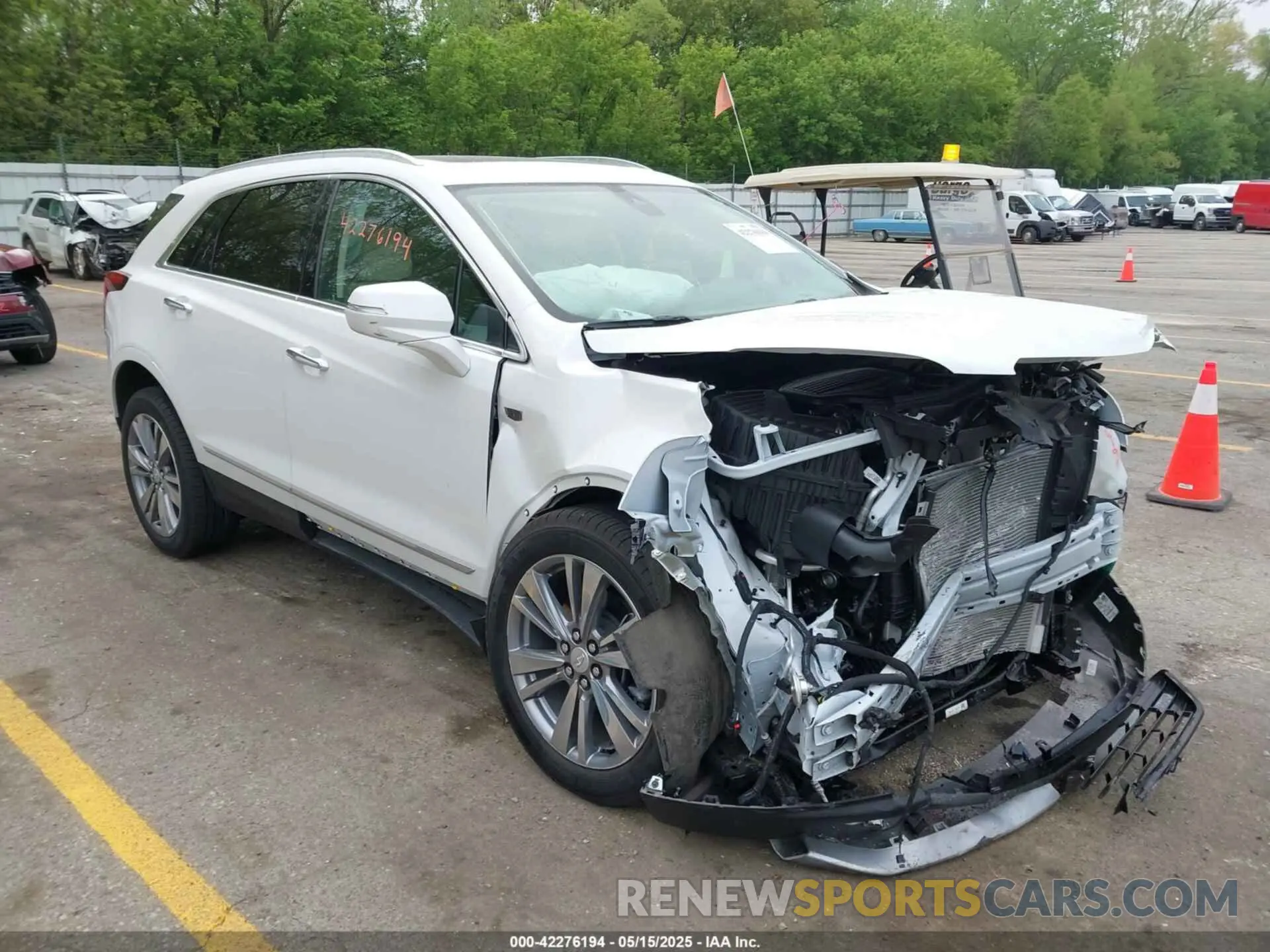 1 fotografías del automóvil dañado 1GYKNDRS6RZ728334 CADILLAC XT5 2024