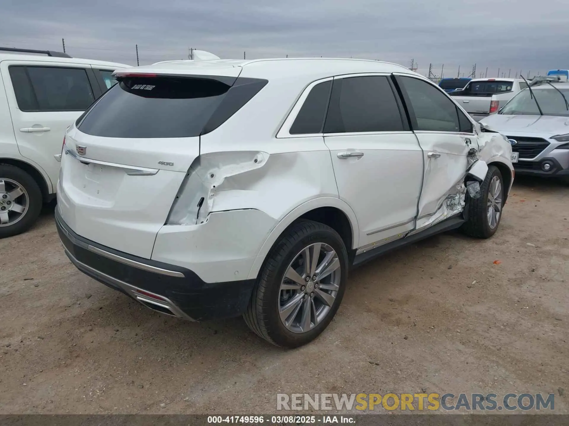 4 fotografías del automóvil dañado 1GYKNERSXRZ707816 CADILLAC XT5 2024