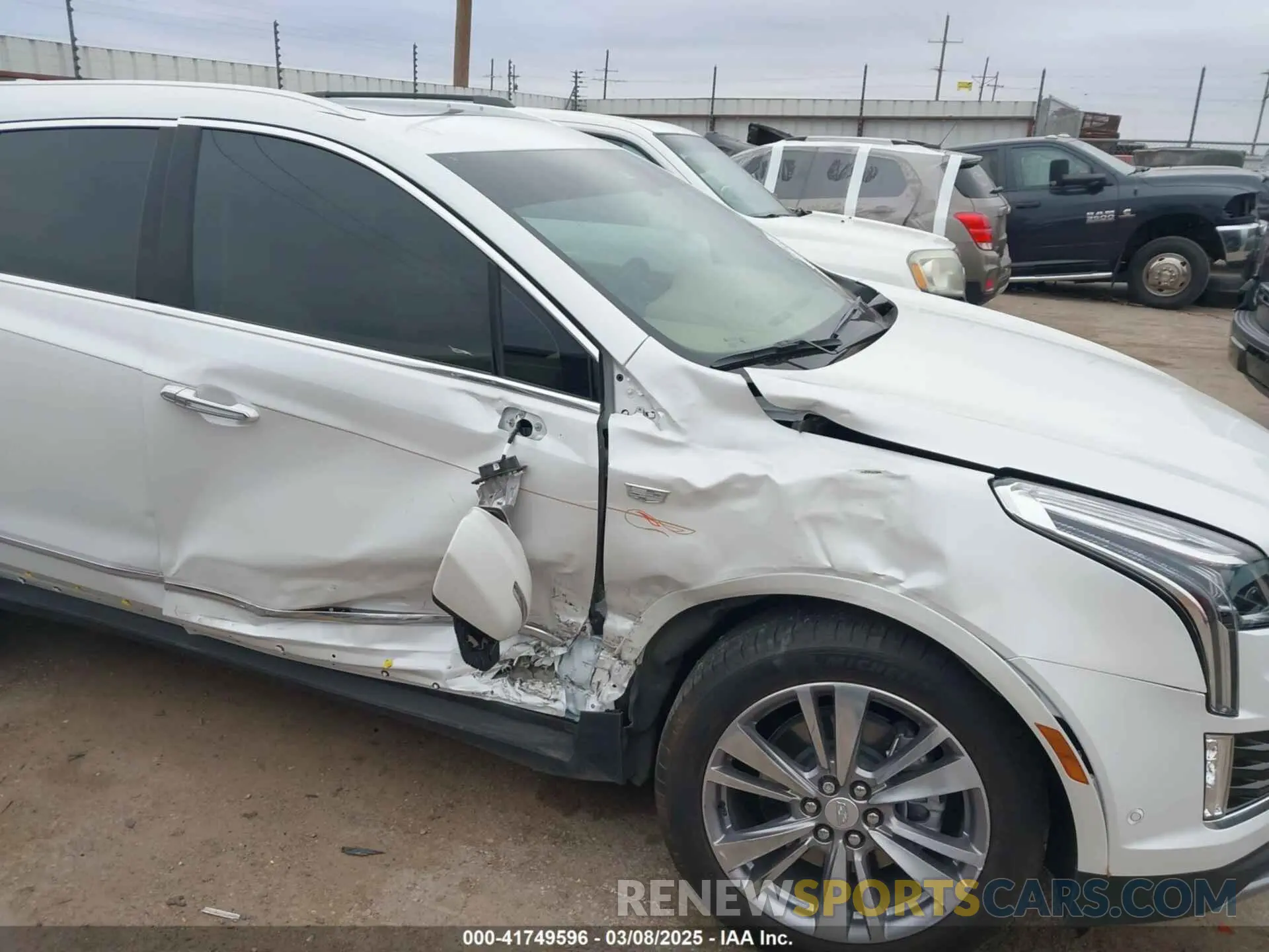 6 fotografías del automóvil dañado 1GYKNERSXRZ707816 CADILLAC XT5 2024