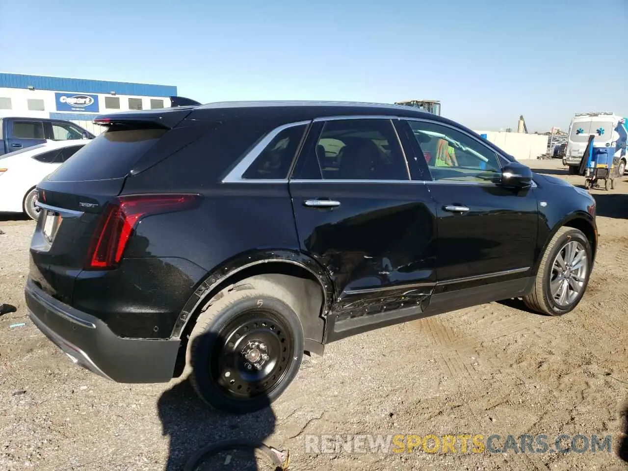 3 fotografías del automóvil dañado 1GYKNFR47RZ070021 CADILLAC XT5 2024