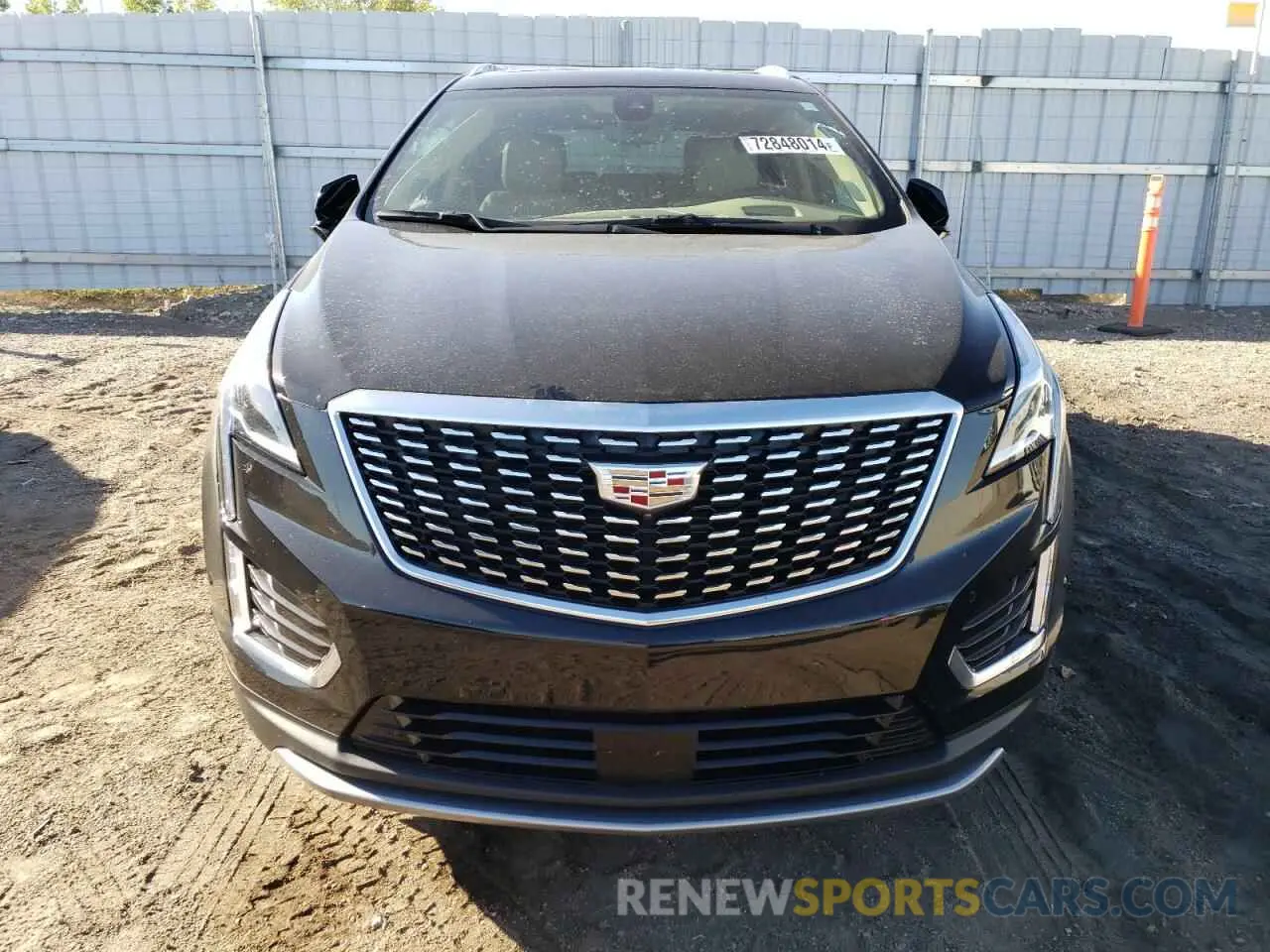 5 fotografías del automóvil dañado 1GYKNFR47RZ070021 CADILLAC XT5 2024