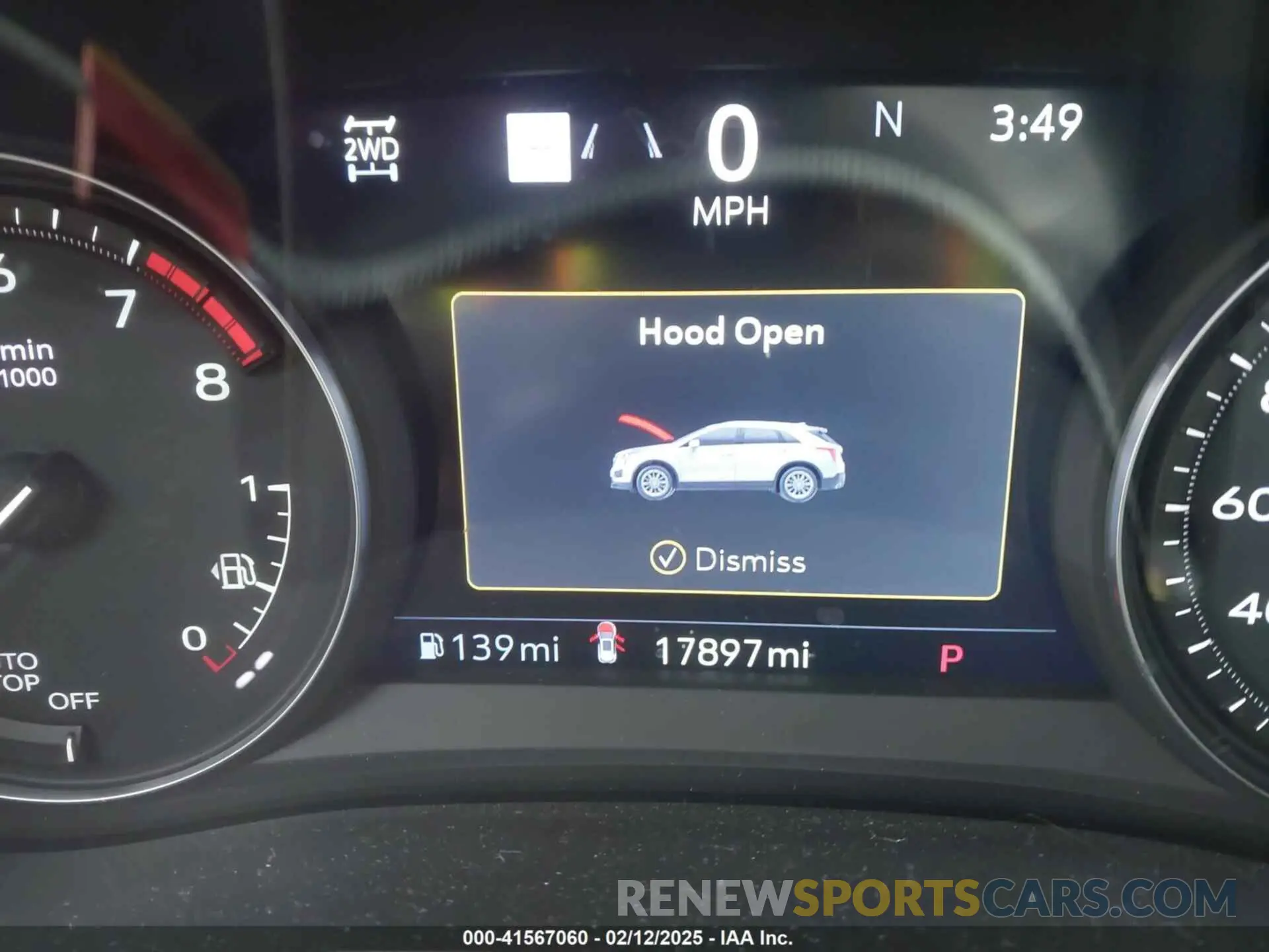 7 fotografías del automóvil dañado 1GYKNGRS2RZ730907 CADILLAC XT5 2024