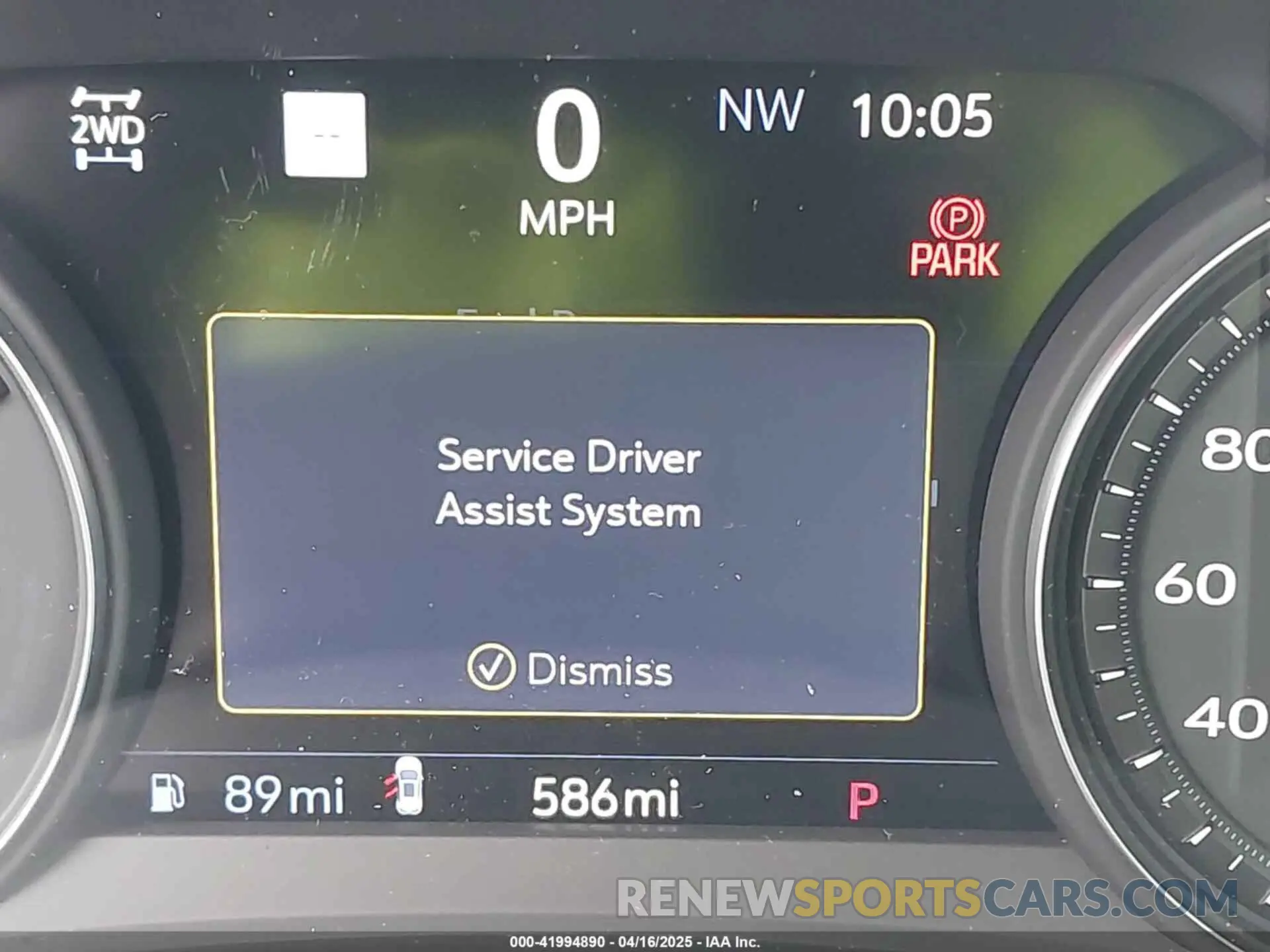 16 fotografías del automóvil dañado 1GYKNDRS2SZ114354 CADILLAC XT5 2025