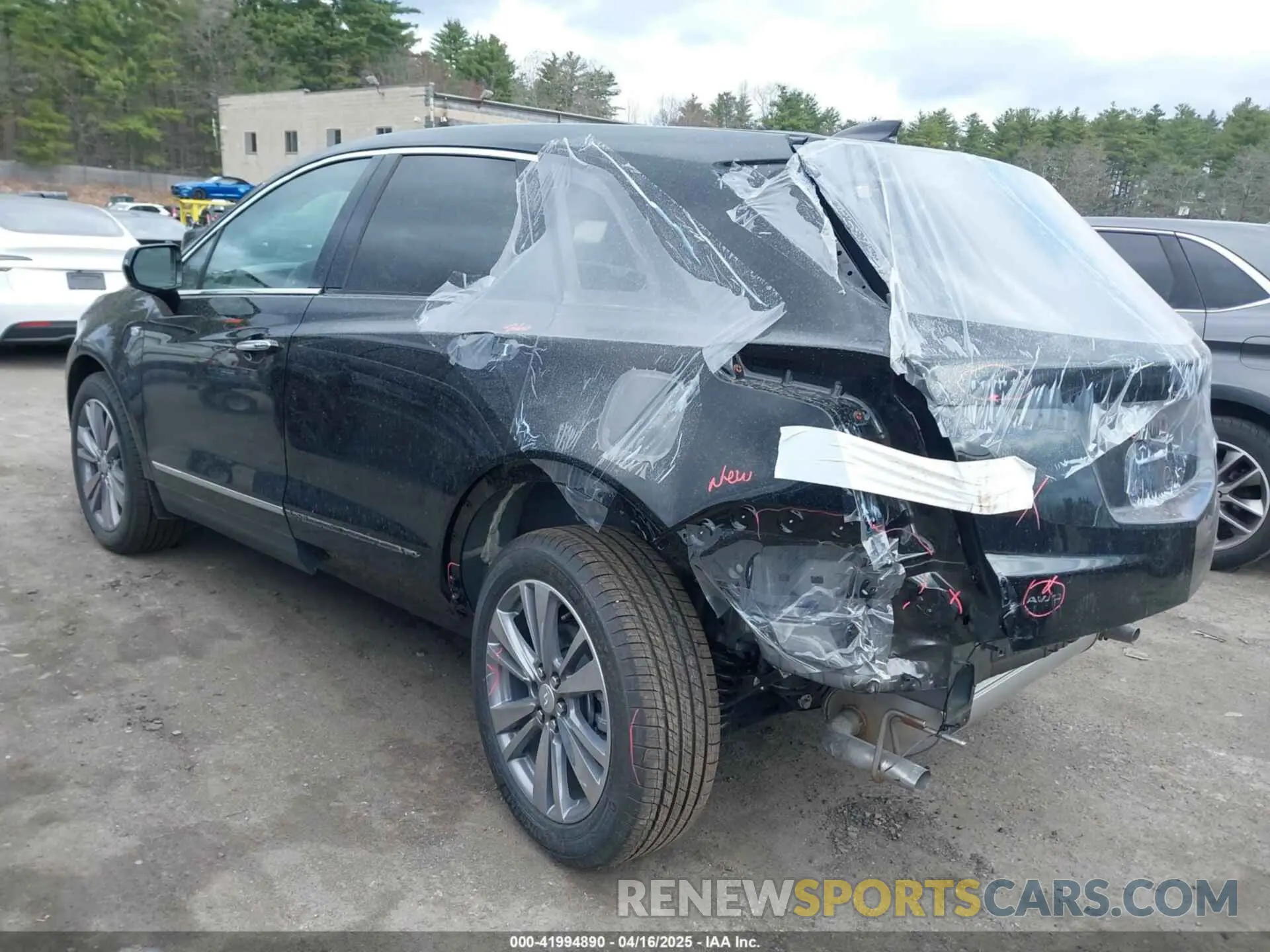 3 fotografías del automóvil dañado 1GYKNDRS2SZ114354 CADILLAC XT5 2025
