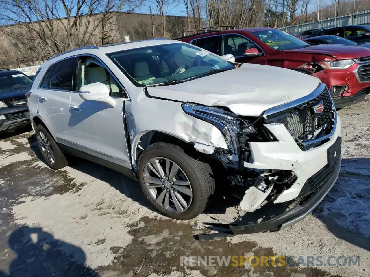 4 fotografías del automóvil dañado 1GYKNDRS8SZ103830 CADILLAC XT5 2025