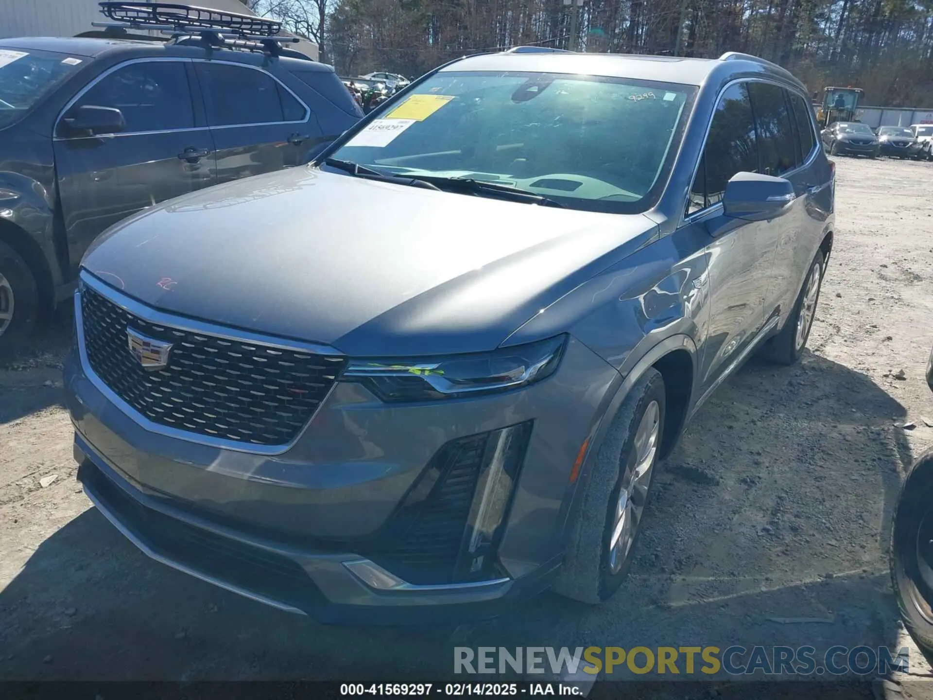 2 fotografías del automóvil dañado 1GYKPCRS3LZ137194 CADILLAC XT6 2020
