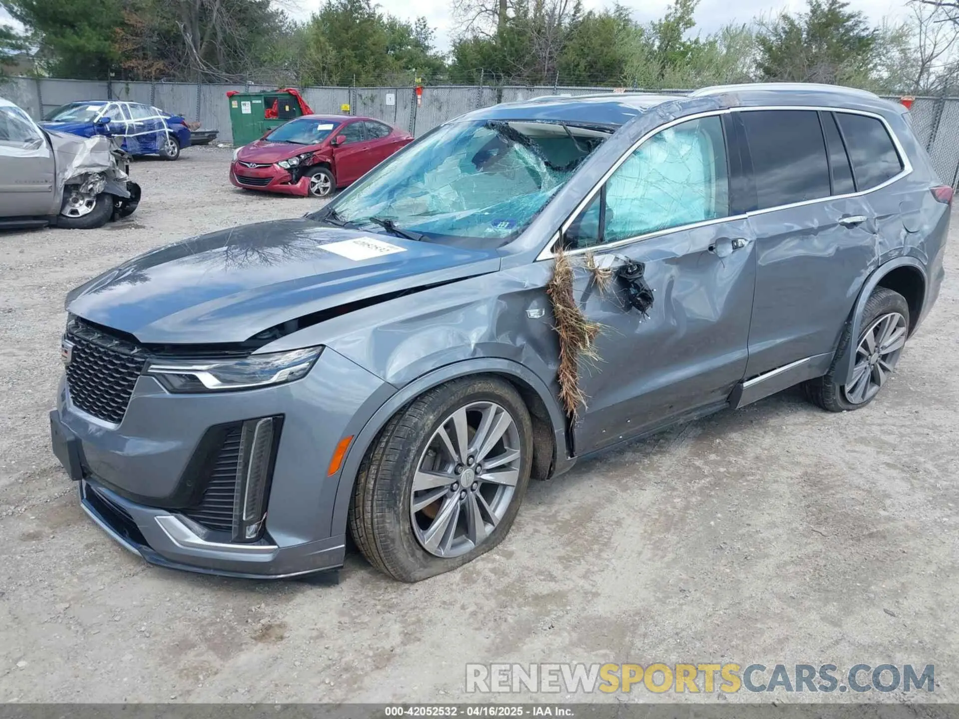 2 fotografías del automóvil dañado 1GYKPCRS9LZ129763 CADILLAC XT6 2020