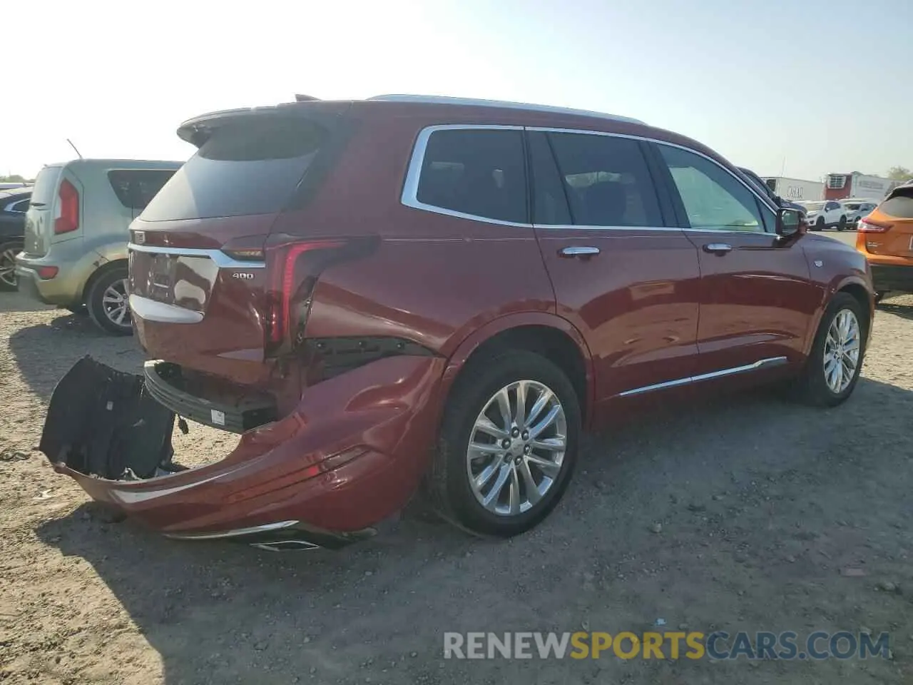 3 fotografías del automóvil dañado 1GYKPCRSXLZ101003 CADILLAC XT6 2020