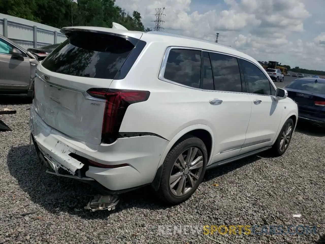 3 fotografías del automóvil dañado 1GYKPCRSXLZ183458 CADILLAC XT6 2020