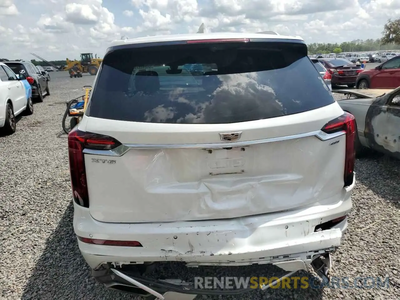 6 fotografías del automóvil dañado 1GYKPCRSXLZ183458 CADILLAC XT6 2020