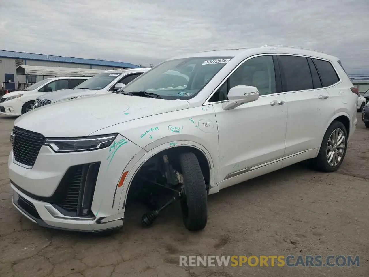 1 fotografías del automóvil dañado 1GYKPDRS0LZ135926 CADILLAC XT6 2020