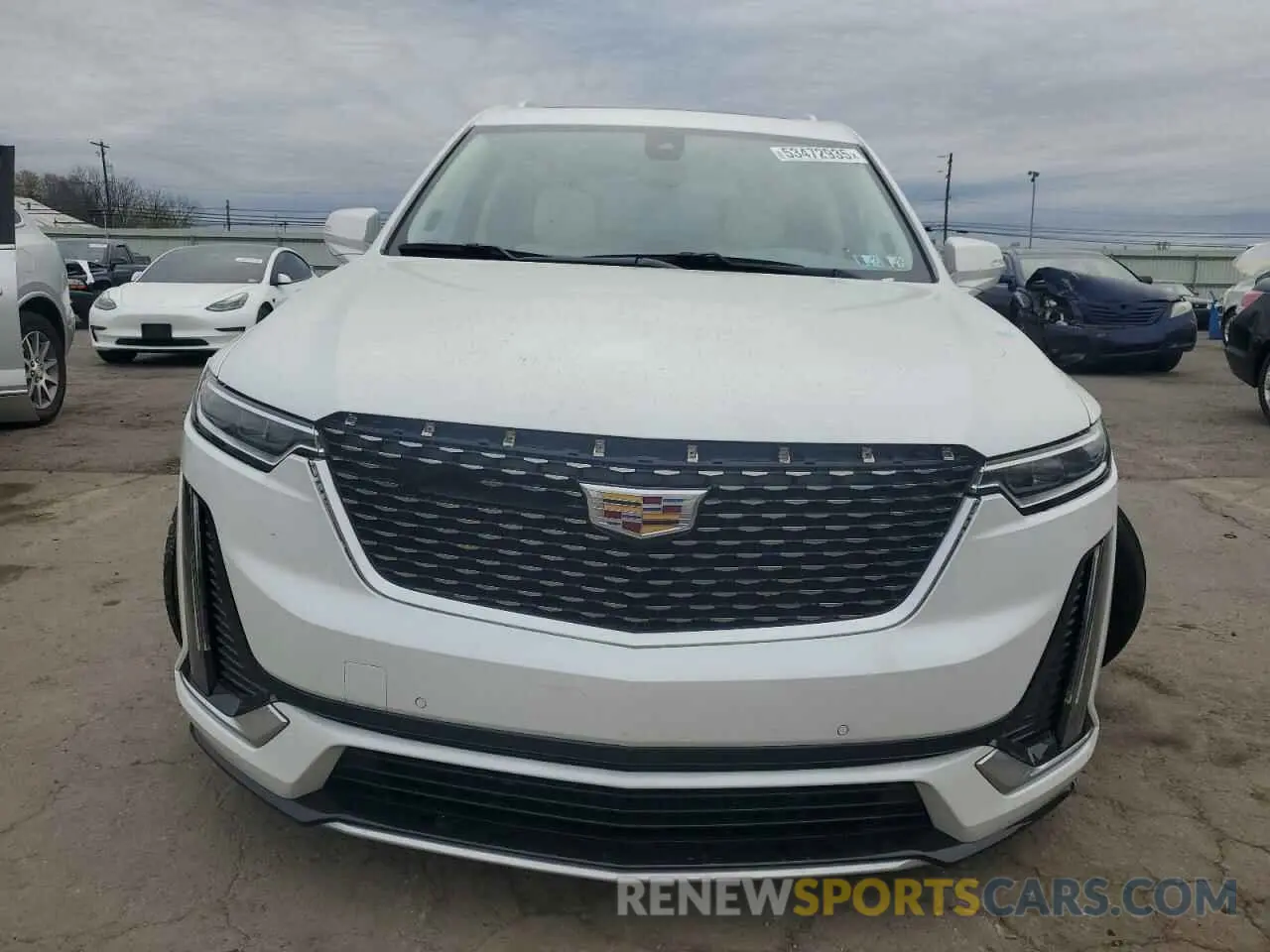 5 fotografías del automóvil dañado 1GYKPDRS0LZ135926 CADILLAC XT6 2020