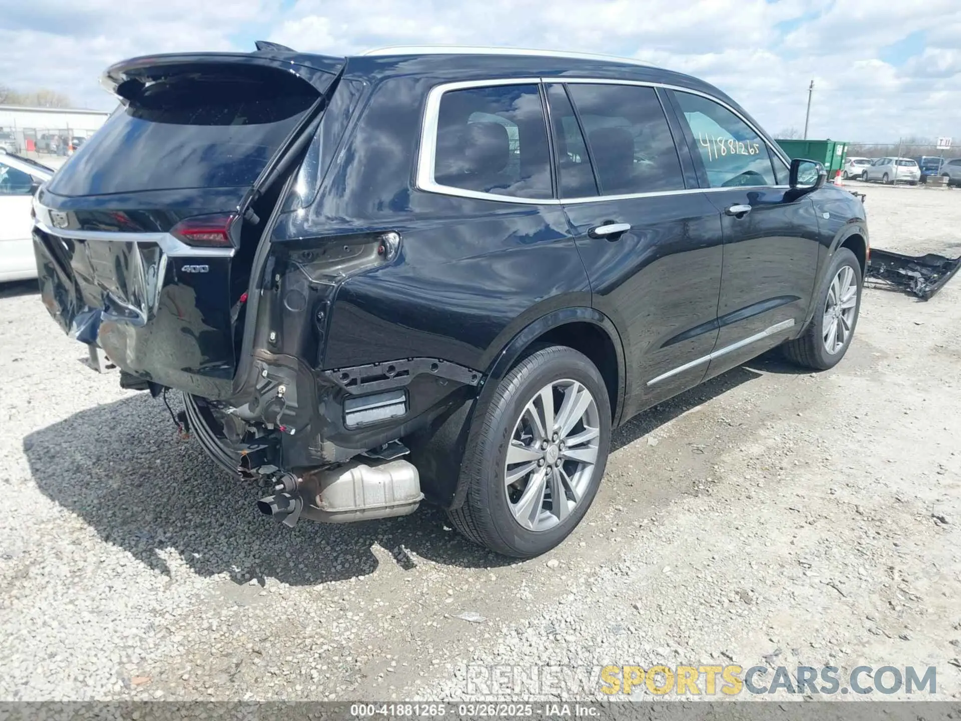 4 fotografías del automóvil dañado 1GYKPDRS0LZ140995 CADILLAC XT6 2020