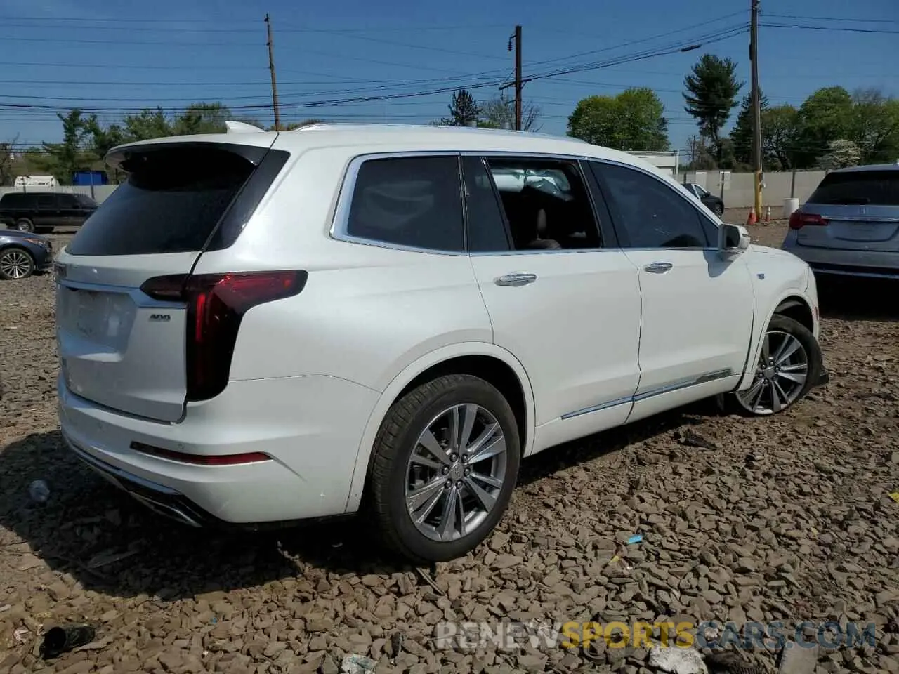 3 fotografías del automóvil dañado 1GYKPDRS3LZ137783 CADILLAC XT6 2020