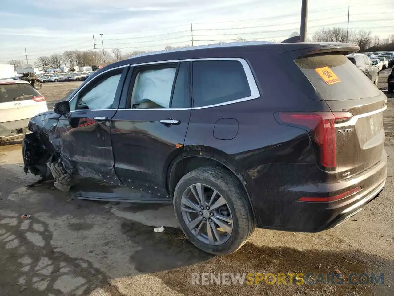 2 fotografías del automóvil dañado 1GYKPDRS9LZ123774 CADILLAC XT6 2020