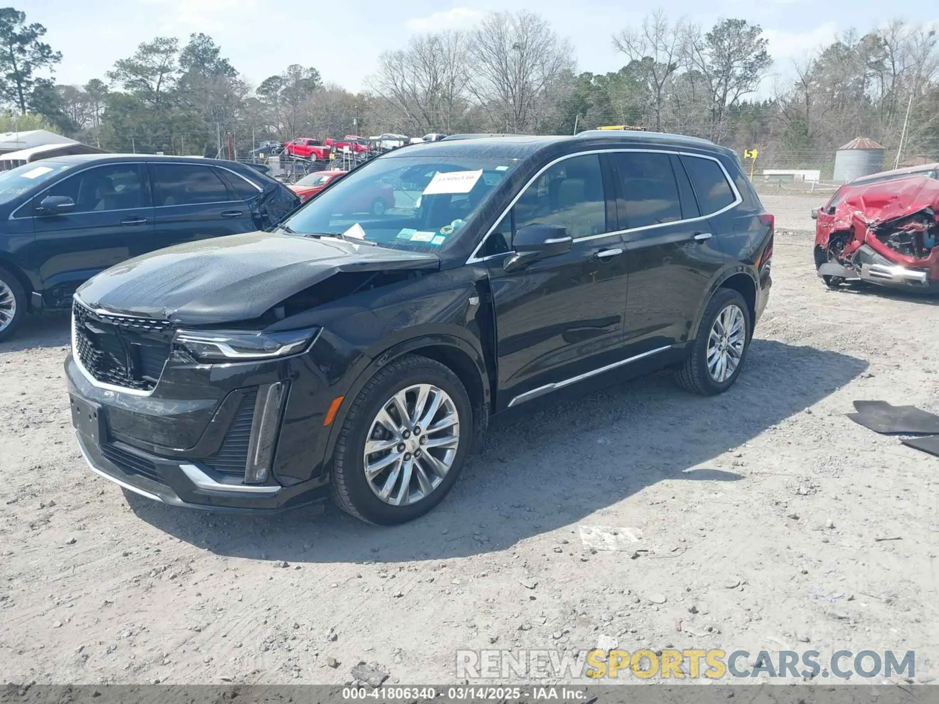 2 fotografías del automóvil dañado 1GYKPDRSXLZ157822 CADILLAC XT6 2020