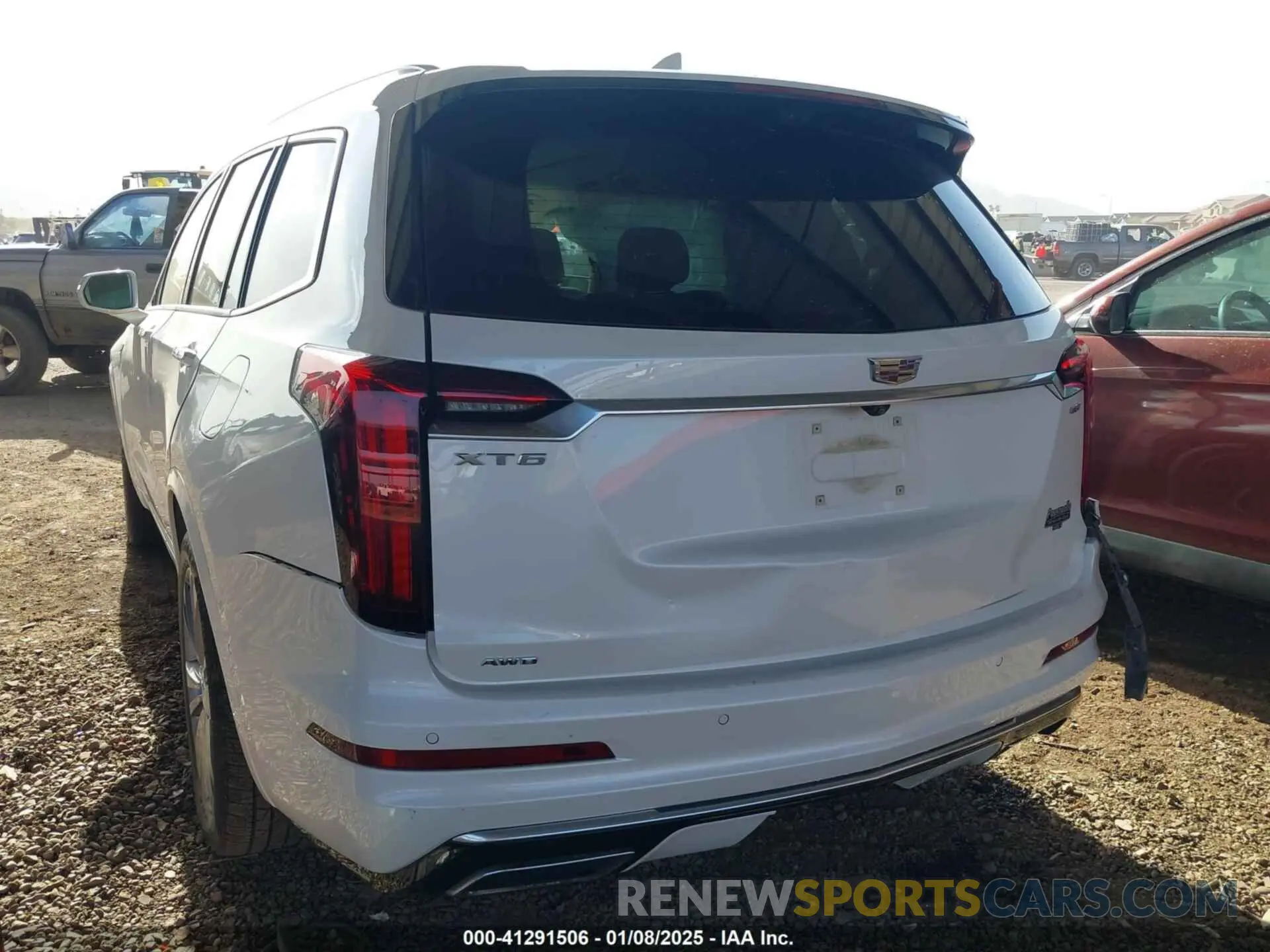 3 fotografías del automóvil dañado 1GYKPDRSXLZ236536 CADILLAC XT6 2020