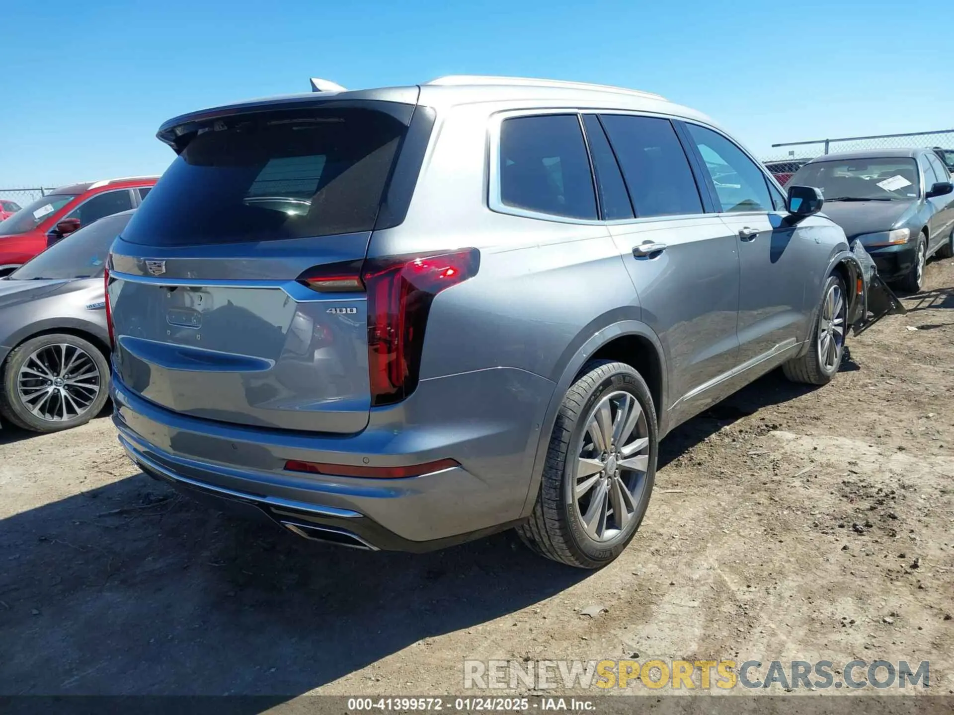 4 fotografías del automóvil dañado 1GYKPFRS2LZ232010 CADILLAC XT6 2020