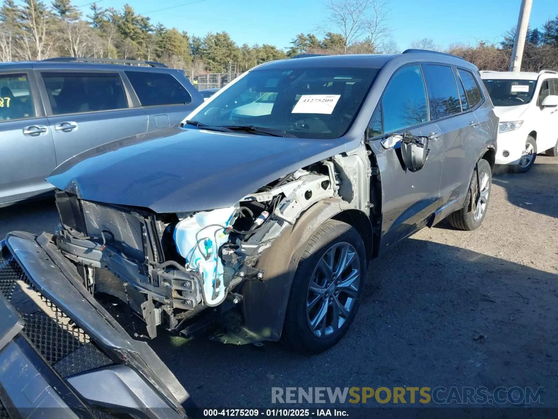 2 fotografías del automóvil dañado 1GYKPGRS8LZ150613 CADILLAC XT6 2020